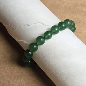 Pulseira com jade em prata